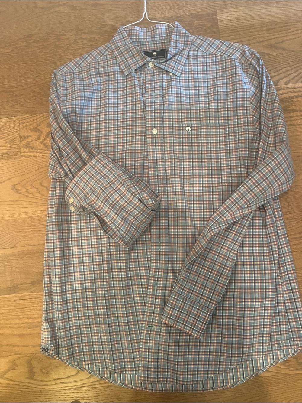 The Southern Shirt Company Blue and Brown Plaid Button-Down Shirt